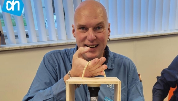 Richard Oudhuis 25 jaar in dienst bij Albert Heijn