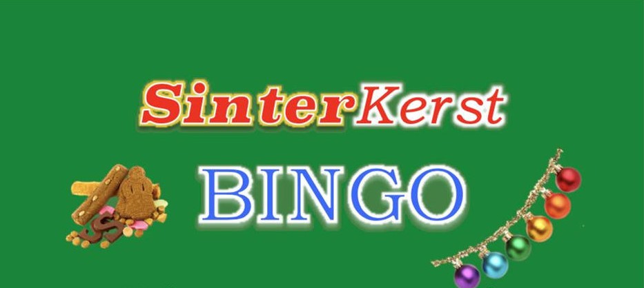 Vrijdag 22 november SinterKerst Bingo in de Patmoskerk