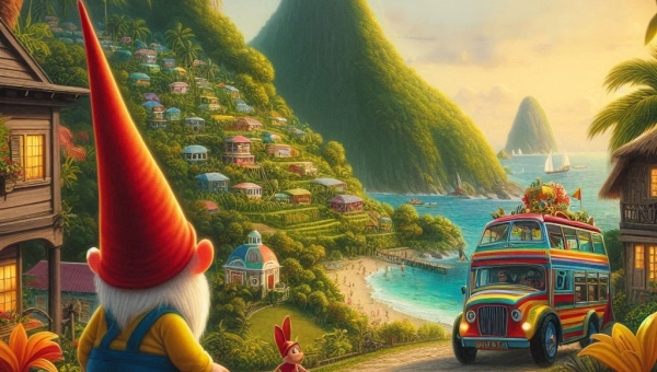 Kabouter Kobus en Trammeland op Trinidad