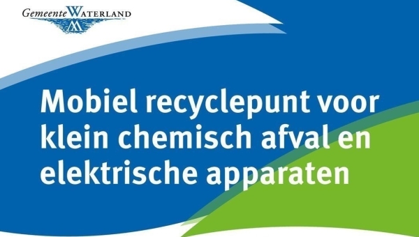 Einde pilot mobiel recyclepunt