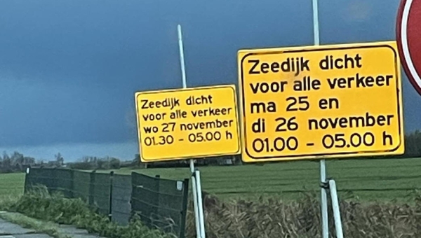 N518 drie nachten afgesloten