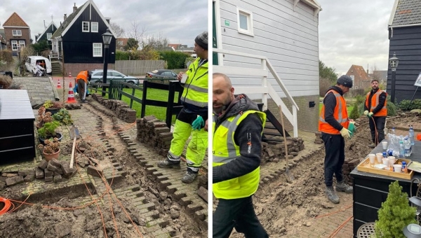 Glasvezel op het Kleine Erf