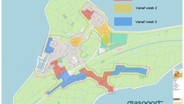 Planning aanleg glasvezel op Marken