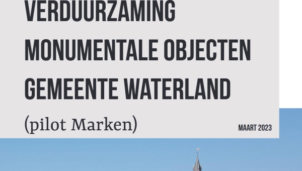 Vraag over brochure 'Verduurzaming Pilot Marken'