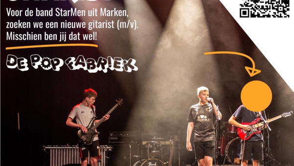 GEZOCHT: Gitarist voor Band 'Starmen' uit Marken!