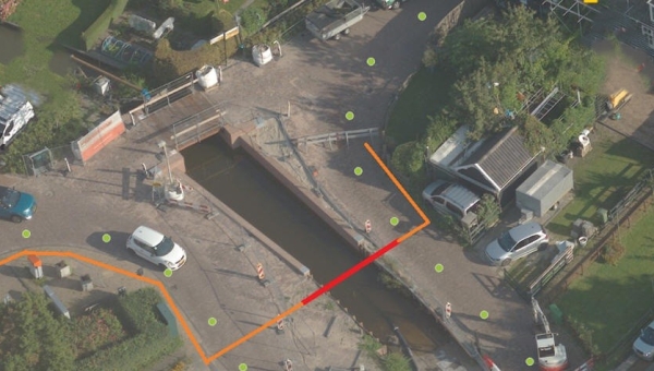 Donderdag 20 februari is het Zereiderpad nabij Wilhelminabrug tijdelijk afgesloten