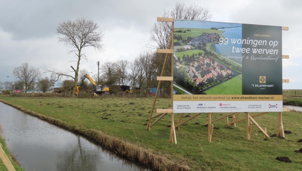 Vele bomen reeds weggehaald voor toekomstige Zinkerwerf &amp; Osselandwerf