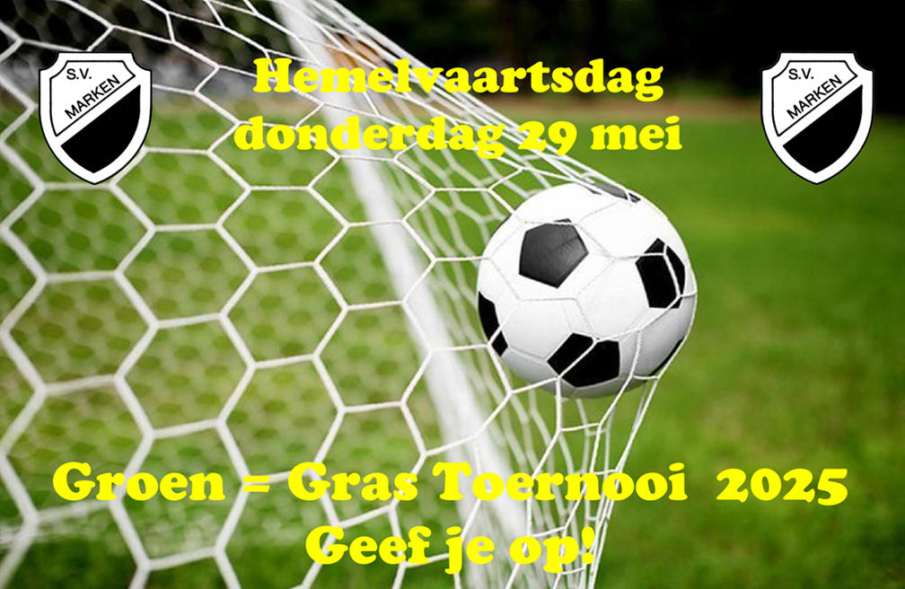 Geef je op voor het Groen = Gras Toernooi 2025