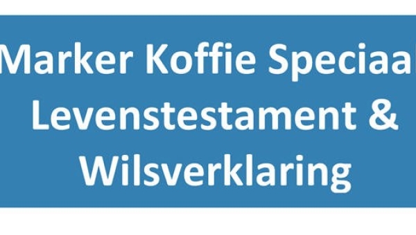Maandag 24 maart: 10e Marker Koffie Speciaal