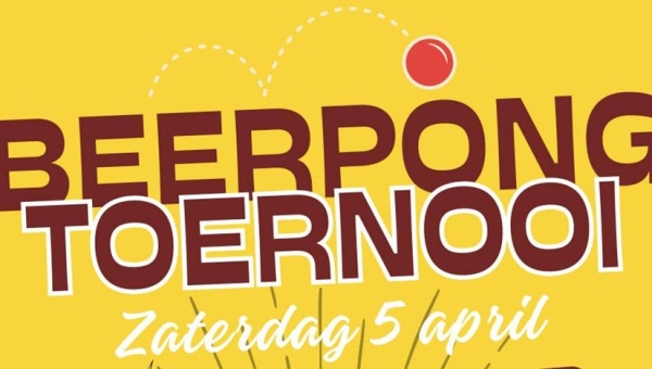 Zaterdag 5 april: MK Beerpong Toernooi 2025