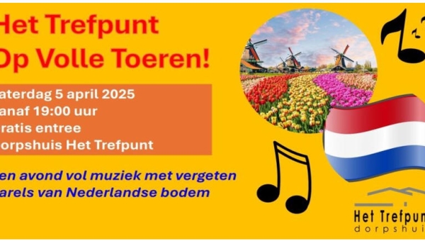 Heb jij je Top 5 voor 'Het Trefpunt Op Volle Toeren' al ingeleverd?