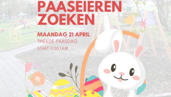 De Paashaas komt maandag 21 april weer langs