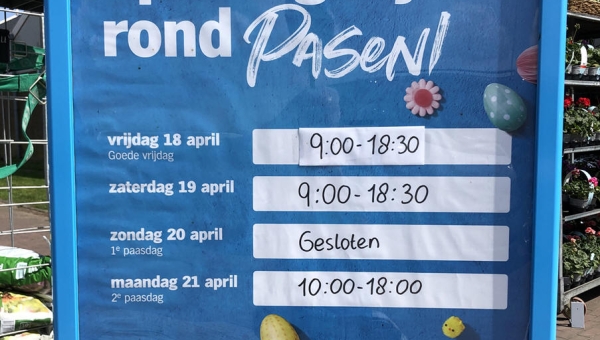 Openingstijden Albert Heijn Marken rond Pasen