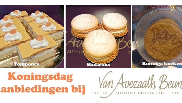 Koningsdag aanbiedingen bij Van Avezaath Beune