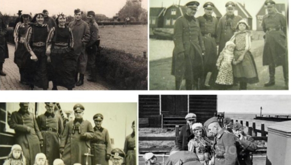 Duitse soldaten gingen tijdens de oorlog graag naar Marken om souvenirs te kopen