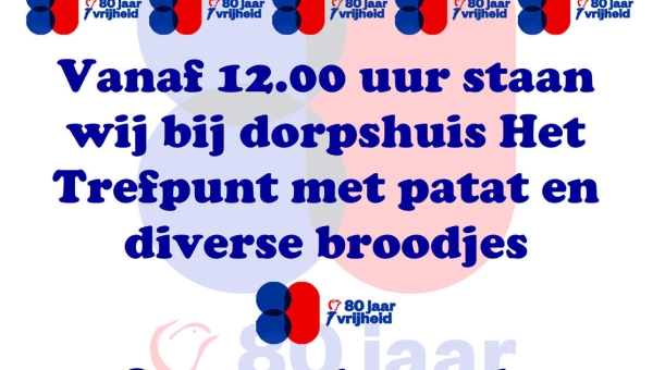 'De Verkeerde Wereld' staat met patat &amp; broodjes op Marker Bevrijdingsfestival