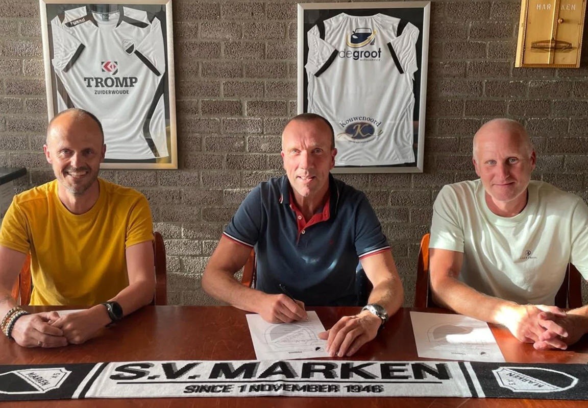 Autoservice De Groot verlengt sponsorschap met S.V. Marken