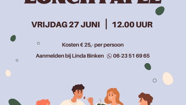 Open Lunchtafel op de vrijdag van de Marker Havenfeesten 2025