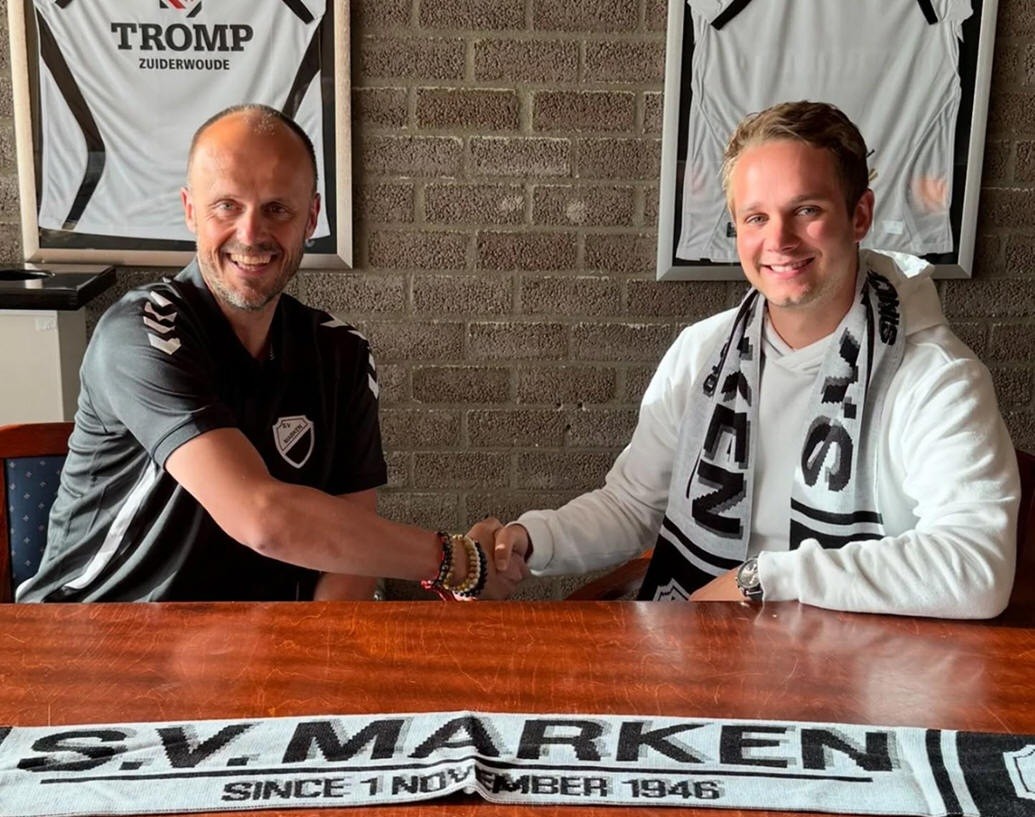 Nieuw avontuur voor doelman Lars van Oerle bij S.V. Marken