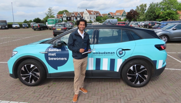 Ombudsman Munish Ramlal hield spreekuur op Marken