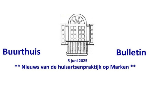 Buurthuis Bulletin juni 2025