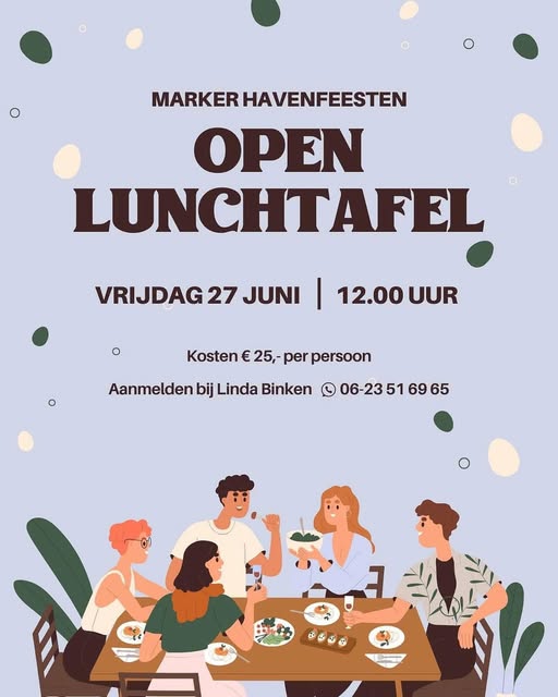 Open lunchtafel - Marker Havenfeesten