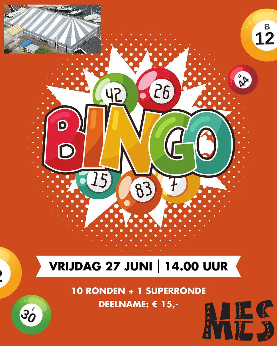 Bingo op de vrijdag van de Marker Havenfeesten 2025