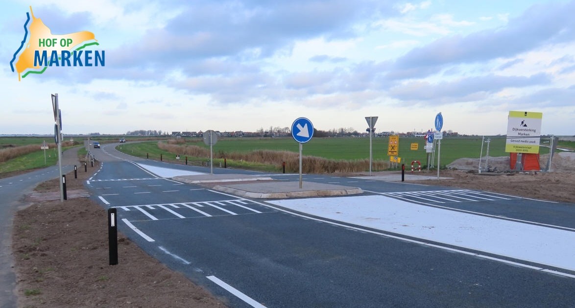 Werkzaamheden N518 bij Marken / Het Kruis afgerond