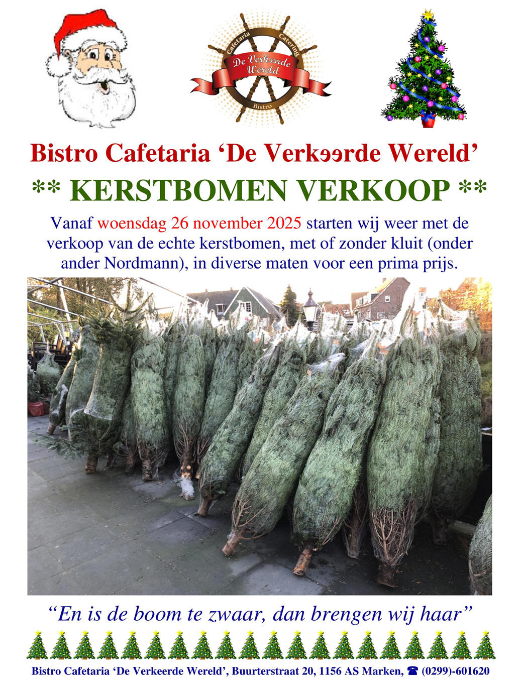 Affiche kerstbomen