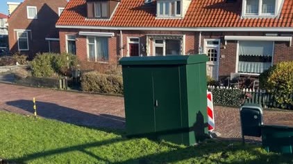 Liander kast in de Noorderwerfstraat